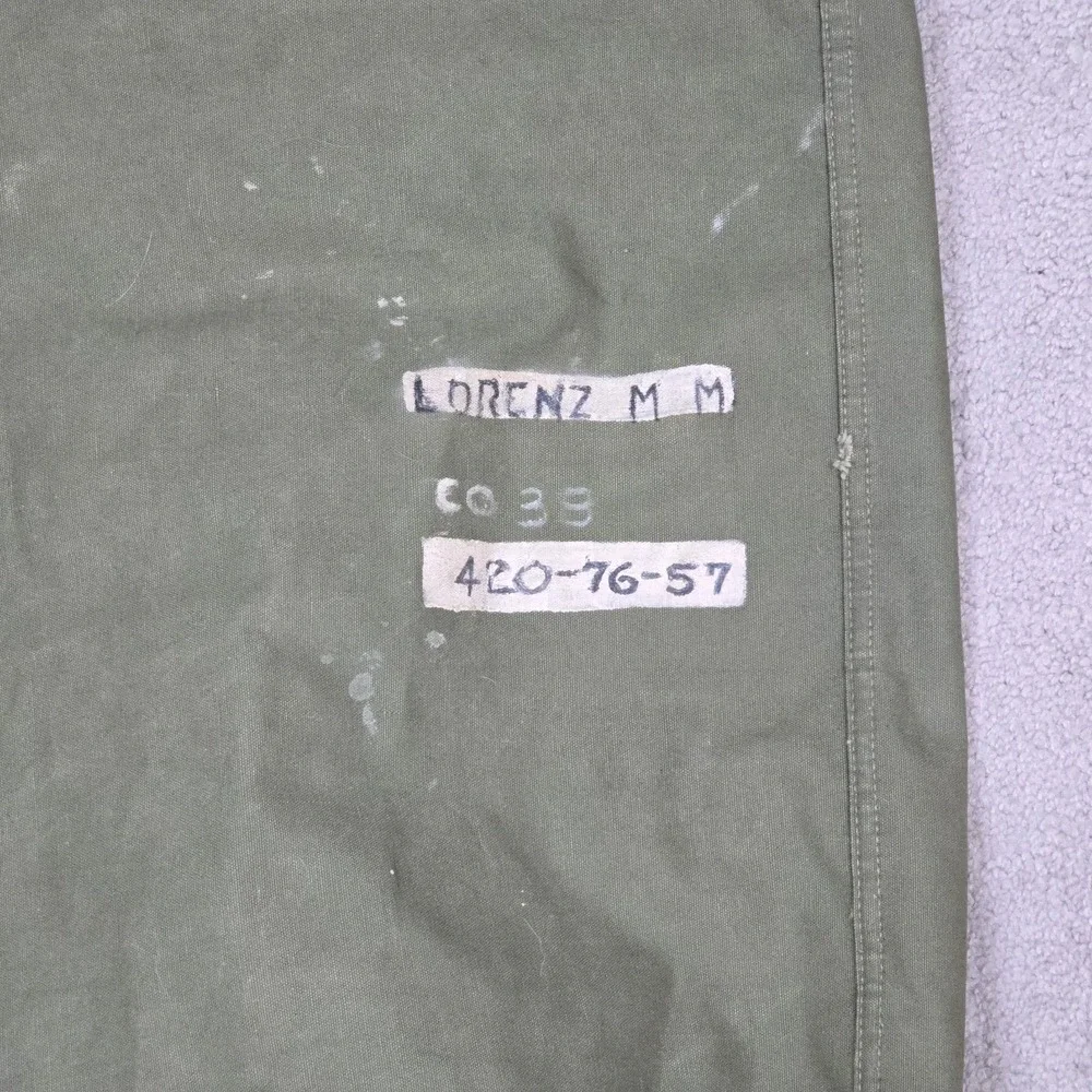 WWII 1944 USN Sea Bag Tweedies Canvas Duffel – Named‎ M. M. Lorenz – 36x20